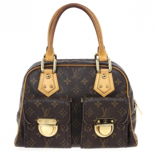 Pre Owned Louis Vuitton Monogram Canvas Manhattan PM Satchel