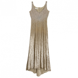 Pre Owned Escada Sequin Ombre Dress M