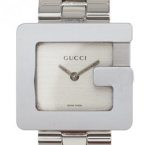 Pre Owned Gucci Cream Stainless Steel 3600J Women's Wristwatch 27MM