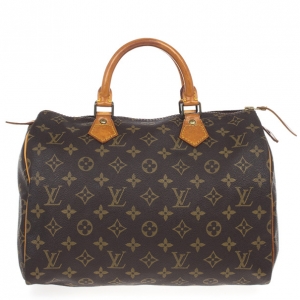 Pre Owned Louis Vuitton Monogram Speedy 30 