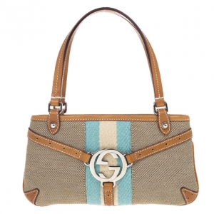 Pre Owned Gucci GG Mini Canvas Pochette