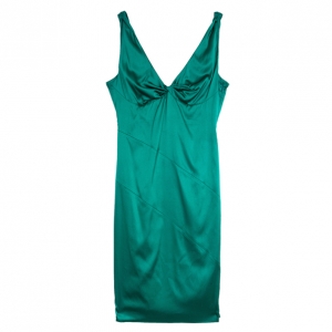 Pre Owned Versace Signature Silk Dress M
