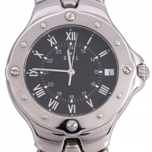 Pre Owned EBEL Sport Wave Stainless Steel Mens Watch 35 MM
