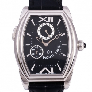 Pre Owned Jaquet Droz Tonneau Stainless Steel Mens Wristwatch 38 MM