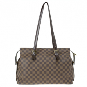 Pre Owned Louis Vuitton Damier Ebene Canvas Chelsea Tote