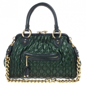 Pre Owned Marc Jacobs Little Stam Quilted Leather Shoulder Bag