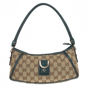 Pre Owned Gucci GG Canvas Small Abbey Shoulder Bag