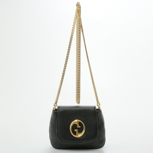 Pre Owned Gucci 1973 Mini Leather Shoulder Bag