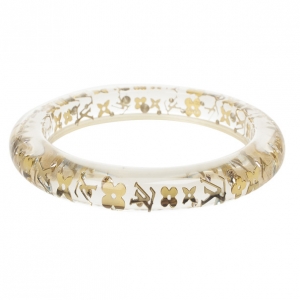 Pre Owned Louis Vuitton Inclusion Transparent Small Bracelet 19 CM