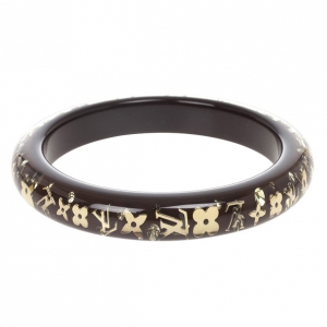Pre Owned Louis Vuitton Inclusion Brown Small Bracelet 18 CM