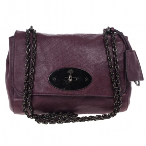 Pre Owned Mulberry Lily Silky Snake Shoulder Handbag