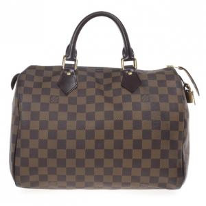 Pre Owned Louis Vuitton Damier Ebene Speedy 30