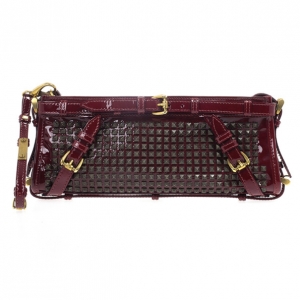 Pre Owned Burberry Hyde Studded Clutch
