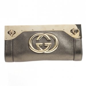 Pre Owned Gucci GG Metallic Starlight Clutch