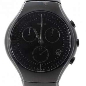Pre Owned Rado DiaStar True Black Jubilee Ceramic Mens Watch 43 MM