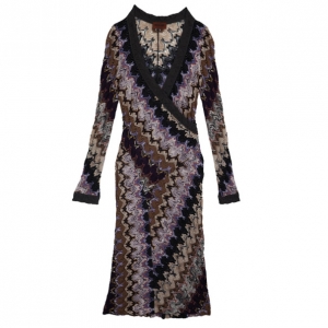 Pre Owned Missoni Wrap Effect Dress S