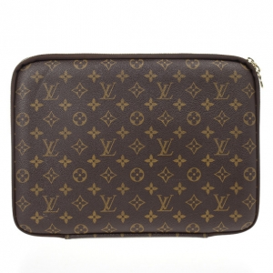 Pre Owned Louis Vuitton Monogram Sleeve 15''