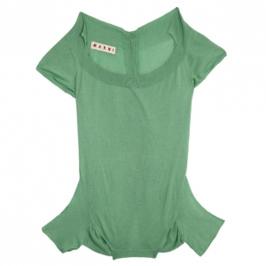 Pre Owned Marni Short Sleeve Knit Top XS