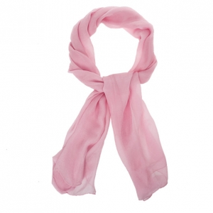 Pre Owned Dior Pink Silk Monogram Scarf