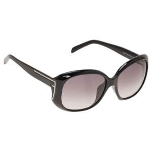 Pre Owned Fendi Black FS5329 Oversized Square Sunglasses