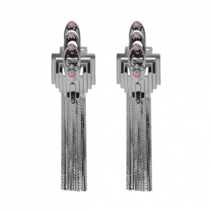 Pre Owned Mawi Flapper Fringe Earrings