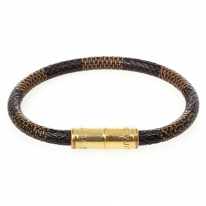 Pre Owned Louis Vuitton Keep It Damier Ebene Bracelet