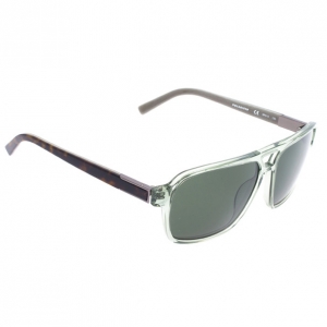 Pre Owned Calvin Klein Brown & Green Unisex Sunglasses CK7857S-301