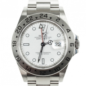 Pre Owned Rolex Oyster Perpetual Explorer II White Unisex Wristwatch 40 MM