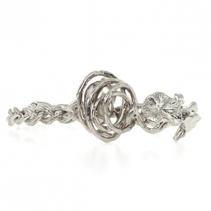 Pre Owned Alexander McQueen Skull and Vine Bracelet