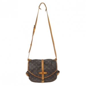 Pre Owned Louis Vuitton Monogram Saumur MM