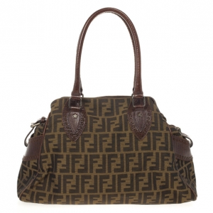 Pre Owned Fendi Zucca Chef Medium Bag De Jour