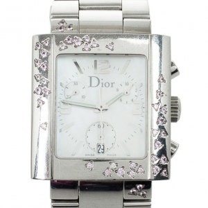 Pre Owned Christian Dior Riva Stainless Steel Womens Watch 31 MM