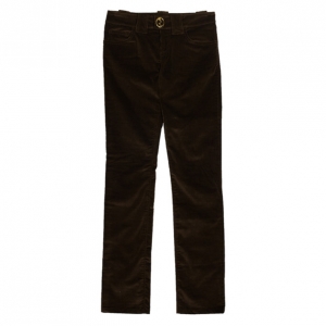 Pre Owned Gucci Velvet Corduroy Pants S