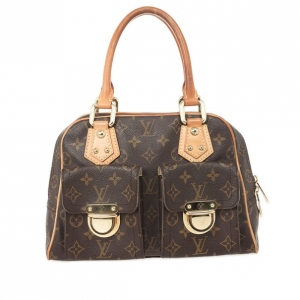 Pre Owned Louis Vuitton Monogram Canvas Manhattan PM Satchel