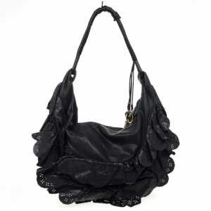 Pre Owned Dior Gypsy Ruffles Hobo Shoulder Bag