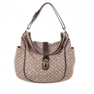 Pre Owned Louis Vuitton Sepia Monogram Mini Lin Idylle Romance Shoulder Bag