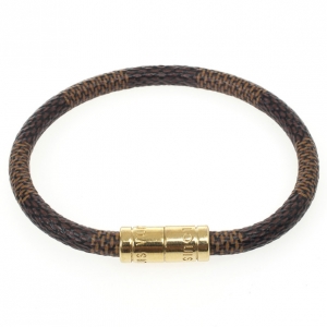 Pre Owned Louis Vuitton Keep It Damier Bracelet 18 CM