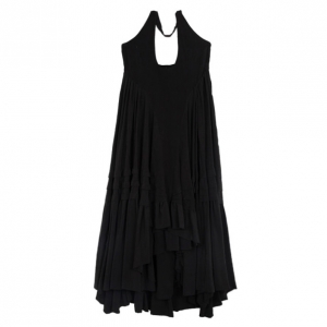 Pre Owned Balenciaga Halterneck Layer Dress M