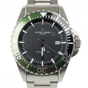 Pre Owned Jacques Lemans G-194  Stainless Steel Quartz Mens Wristwatch 42 MM