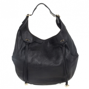 Pre Owned Givenchy Black Leather Eclipse Hobo