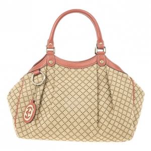Pre Owned Gucci Sukey Medium Original GG Canvas Tote