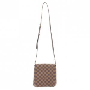 Pre Owned Louis Vuitton Damier Ebene Musette Salsa Long Strap Shoulder Bag
