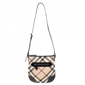 Pre Owned Burberry Nova Check Crossbody