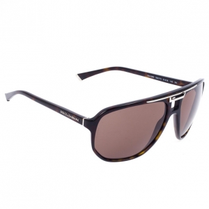 Pre Owned Dolce and Gabbana Black Men Aviators