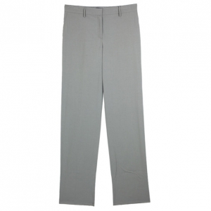 Pre Owned Giorgio Armani Grey Cotton Pants M