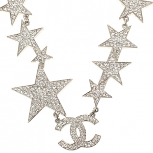 Pre Owned Chanel Star Crystal Necklace