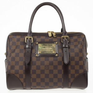 Pre Owned Louis Vuitton Damier Ebene Berkeley Satchel 