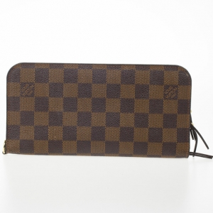 Pre Owned Louis Vuitton Damier Ebene Insolite Organiser Wallet