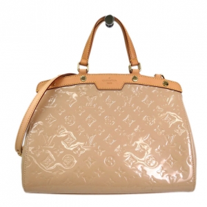 Pre Owned Louis Vuitton Dune Monogram Vernis Brea MM