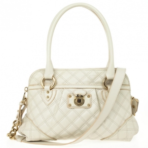 Pre Owned Marc Jacobs Quilted Leather Margot Satchel